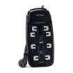 Cyber Power - CSP806T - 2250 J, 125 V, NEMA 5-15P 45 Degree off-set Plug, 8 NEMA 5-15R, 6 ft Cord, Limited Lifetime Warranty