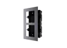 Hikvision - DS-KD-ACF2/Plastic - 2 Module Flush Plastic Mount