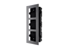 Hikvision - DS-KD-ACF3/Plastic - 3 Module Flush Plastic Mount