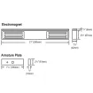 SECO-LARM - E-941DA-1K2Q - 1,200-lb Electromagnetic Lock, Double-Door, UL Listed