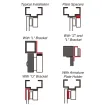 SECO-LARM - E-941DA-600PQ - Double-door Electromagnetic Lock with 600-lb (272kg) holding force per door. 12 or 24 VDC operation. Bond Sensor & LED. UL, CUL listed. Sold in multiples of 2 (price is for 1 pc).