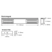 SECO-LARM - E-941DA-600Q - Double-door Electromagnetic Lock with 600-lb (272kg) holding force per door. 12 or 24 VDC operation. UL, CUL listed. Sold in multiples of 2 (price is for 1 pc).