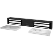 SECO-LARM - E-941DB-1K2P - 1,200-lb Electromagnetic Lock, Double-door, Bond Sensor, Status LED, UL Listed