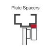 SECO-LARM - E-941S-600/PQ - 3/16″ Plate Spacer for 600-lb Series Electromagnetic Locks
