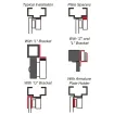 SECO-LARM - E-941SA-600 - Single-door Electromagnetic Lock With 600-lb (272Kg) Holding Force 12 Or 24 Vdc Operation