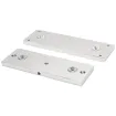 SECO-LARM - E-942F-1K2G/WQ - Weldable Bracket set for E-942FC-1300 & E-942FC-1K2AR, Clear Zinc Finish
