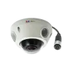 ACTi - E925M - 5MP Outdoor Mini Fisheye Dome with D/N, Adaptive IR, Basic WDR, M12 connector, Fixed lens