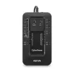 Cyber Power - EC450G - UPS SYSTEMS Ecologic, 450VA/260W, Simulated Sine Wave, NEMA 5-15P, 5 ft cord