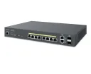 EnGenius - ECS1112FP - 8-Port Cloud Managed 1U Rack-Mount 13" Gigabit L2 PoE+ Switch, 2x1Gb SFP, 802.3af/at, 130W
