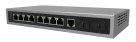 Hanwha - EN-SW10m-001 - WiseNet SKY Switch SW10m (8-Port Managed PoE+, with 2xGig Uplink)