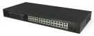 Hanwha - EN-SW26m-001 - WiseNet SKY Switch SW26m (24-Port Managed PoE+, with 2xGig Uplink)