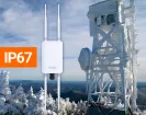 EnGenius - ENH1350EXT - 11ac Wave2, 2x2 MU-MIMO Outdoor IP67-Rated, High-Powered 23dBm, Dual-Band, Managed AP with Four (4) detachable 5 dBi antennas, 1 GBE Ports, Proprietary PoE, speeds up-to 400Mbps on 2.4 GHz, 867Mbps on 5 GHz. manageable via EnG