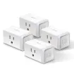 TP-Link - EP25P4 - KASA SMARTWI-FI PLUG SLIMENERGYACCS MONITORING HOMEKIT 4-PACK