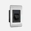 ZKTeco USA - FR1500-A-ID - Flushmount Slave Fingerprint Reader with Built-in ZKAccess Card Reader