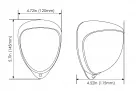 GJD - GJD350 - D-TECT50 40m (164ft) x 10m (33ft) volumetric PIR Detector - Silver Housing