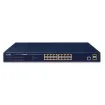 Planet - GS-4210-16P2S - IPv6/IPv4, 16-Port Managed 802.3at PoE+ Gigabit Ethernet Switch + 2-Port 100/1000X SFP (220W PoE budget, supports ERPS Ring, CloudViewer app, MQTT and cybersecurity features)