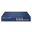 PLANET - GS-4210-8UP2S - 8-Port 10/100/1000T 802.3bt PoE + 2-Port 100/1000X SFP Managed Ethernet Switch