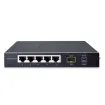 Planet - GSD-603F - 5-Port 10/100/1000T +1-Port 1000X SFP Gigabit Ethernet Switch , Metal (External Power)