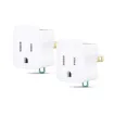 Cyber Power - GT1W2PK - Grounding Adapter (2-Pack). Fits three-prong plugs into two-prong plugs