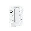 Cyber Power - GT600P - Swivel Wall Tap, Expands two grounded outlets into six grounded, swivel outlets.