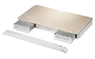 QNAP - HS-453DX-8G-US - QNAP HS-453DX 4-drive fanless NAS. Intel 4-core 1.5GHz, 8GB DDR4 RAM, 2 x 2.5"/3.5" SATA HDD bay + 2 x M.2 2280 SATA SSD slots, built-in 10G and 1G network, 2 x HDMI