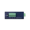 Planet - ICS-2100T - IP30 Industrial 1-Port RS232/RS422/RS485 Serial Device Server (1 x 10/100BASE-TX, -40~75 degrees C, dual 9~48V DC, Web, Telnet and SNMP management )