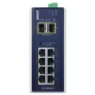 Planet - IGS-10020MT - Industrial 8-port 10/100/1000T + 2-port 1G/2.5G SFP Managed Gigabit Switch