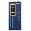PLANET - IGS-4215-8UP4X - Industrial L2/L4 8-Port 10/100/1000T 802.3bt PoE + 4-Port 10G SFP+ Managed Ethernet Switch