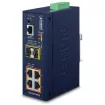 Planet - IGS-5225-4P2S - IP40 Industrial L2+/L4 4-Port 1000T 802.3at PoE + 2-Port 100/1000X SFP Full Managed Switch (-40 to 75 C)