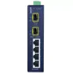 Planet - IGS-620TF - IP30 Industrial 4-Port 10/100/1000T + 2-Port 100/1000/2500X SFP Gigabit Switch