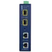 Planet - IGT-900-2T2S - IP30 Industrial 2-Port 10/100/1000T + 2-Port 100/1000/2500X SFP Full Managed Media Converter (-40 to 75 C)