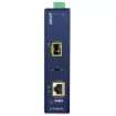 Planet - IGTP-805AT - IP30 Industrial 10/100/1000BASE-T to 100/1000BASE-X SFP Converter with 802.3at PoE+ (-40 to 75C, 12V~48V DC power boost, LFP Supported)