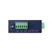 Planet - IGTP-805AT - IP30 Industrial 10/100/1000BASE-T to 100/1000BASE-X SFP Converter with 802.3at PoE+ (-40 to 75C, 12V~48V DC power boost, LFP Supported)