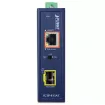 Planet - IGTP-815AT - IP30 Compact size Industrial 100/1000BASE-X SFP to 10/100/1000BASE-T 802.3at PoE+ Media Converter (-40 to 75 C)
