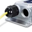 Planet - IGTP-825AT - IP67-rated Industrial 1000BASE-X SFP to 10/100/1000T 802.3at PoE+ Media Converter (24~56V power boost, -40~75 degrees C)