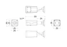 Uniview - IPC2322SB-HDZK-PI-I0 - UNV 2MP 60FPS  LightHunter P-Iris IR Network Bullet Camera