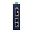 PLANET - IPOE-260-12V - Industrial 2-port 10/100/1000T 802.3at PoE+ Injector w/ 12V Booster (-40~75 degrees C, 12~56VDC)