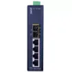 Planet - ISW-511TS15 - IP30 Slim Type 4-Port Industrial Ethernet Switch + 1-Port 100Base-FX(15KM) (-40 - 75 C)