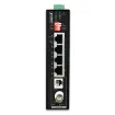Planet - IVC-234GT - IP30 Industrial Gigabit Ethernet Extender w/ G.vectoring, 4-Port 10/100/1000T RJ45 (LAN), 1-Port BNC, 1-Port RJ11 (-40 to 75C)