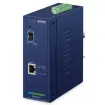 Planet - IXT-900-1X1T - IP40 Industrial 1-Port 10G/1GBASE-X SFP+ + 1-Port 10G/5G/2.5G/1G/100BASE-T Managed Media Converter