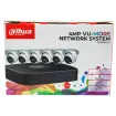 Dahua - N484E62C - IP Kit: 8-CH NVR + 6 x 4MP, VU-MORE Night Color Eyeball Cameras