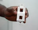 Jonard - K-M2/3 - Single Gang Screw-in Dual Keystone Mount 3 Pack 