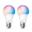 TP-Link - KL125P2 - 2PK KASA SMART WI-FI LIGHT ACCS BULB MULTICOLOR