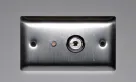 ETS - KMSP-1 - Mute Key Switch Plate Stainless Steel