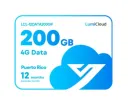 Luminys - LCL-12DATA200GP - LumiCloud 4G Data 200GB Puerto Rico: 12 month Data Plan