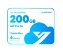 Luminys - LCL-6DATA200GP - LumiCloud 4G Data 200GB Puerto Rico: 6 month Data Plan