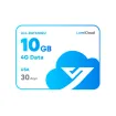 Luminys - LCL-DATA10GU - LumiCloud 4G Data 10GB USA: 1 Month Data Plan