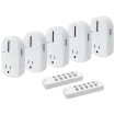 SECO-LARM - LS-525A-14Q - Wireless Outlet Controller - 5 Wireless Outlets, 2 Remote