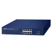 Planet - MGS-910X - 8-Port 10/100/1000/2500T + 1-Port 10G SFP+ Multigigabit Ethernet Switch (Fanless design, Standard/VLAN mode, desktop size with rackmount kit)