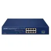 Planet - MGS-910XP - 8-Port 10/100/1000/2500T 802.3at PoE + 1-Port 10G SFP+ Multigigabit Ethernet Switch (120 Watts PoE Budget, Standard/VLAN mode, desktop size with rackmount kit)